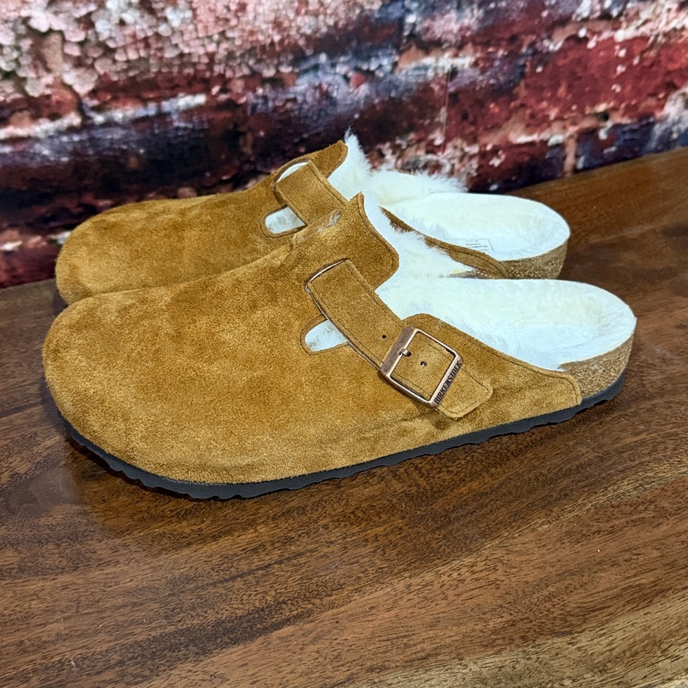 Birkenstock Boston Sherling Clogs